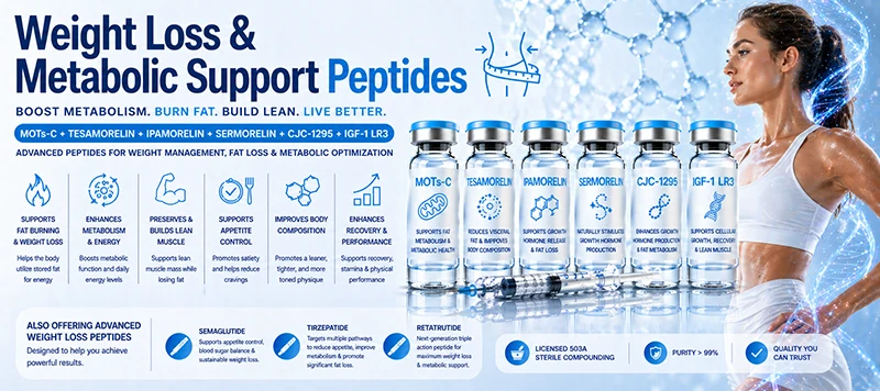 Weight Loss & Metabolic Support Peptides